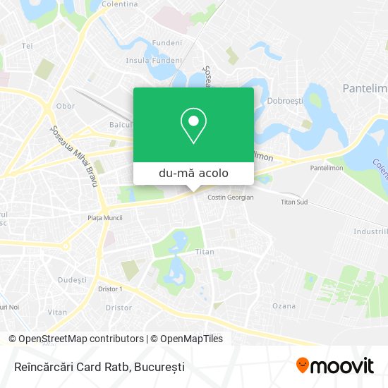 Hartă Reîncărcări Card Ratb