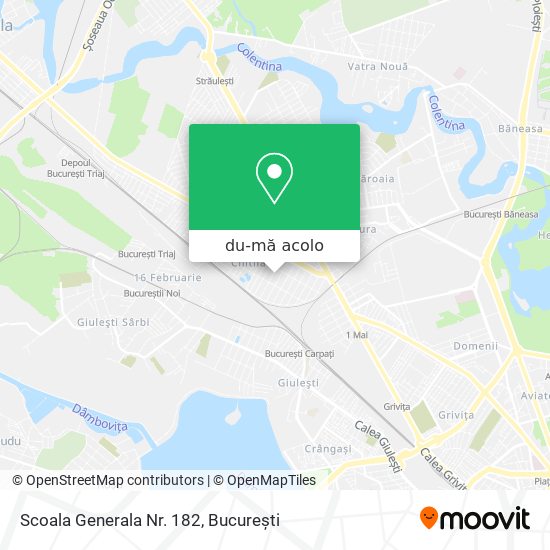 Hartă Scoala Generala Nr. 182