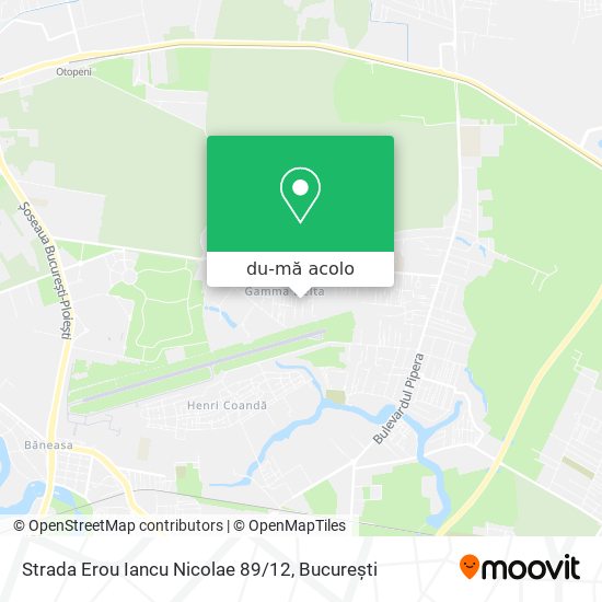 Hartă Strada Erou Iancu Nicolae 89 / 12