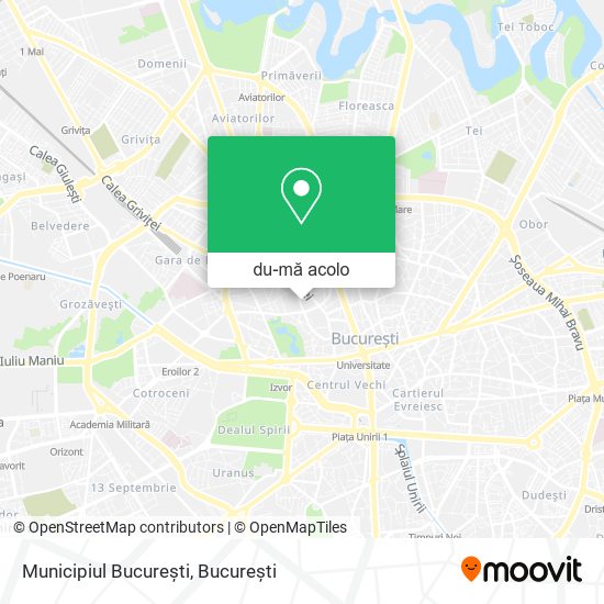 Hartă Municipiul București