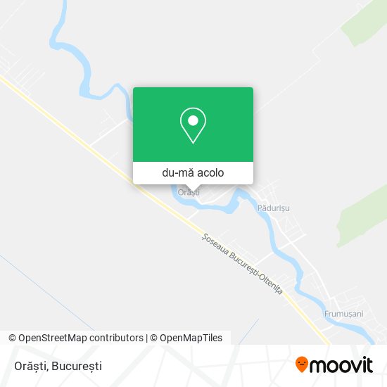 Hartă Orăști