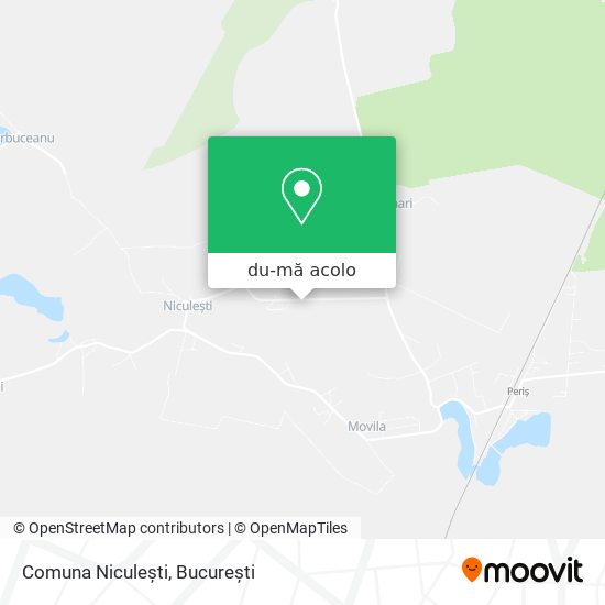Hartă Comuna Niculeşti