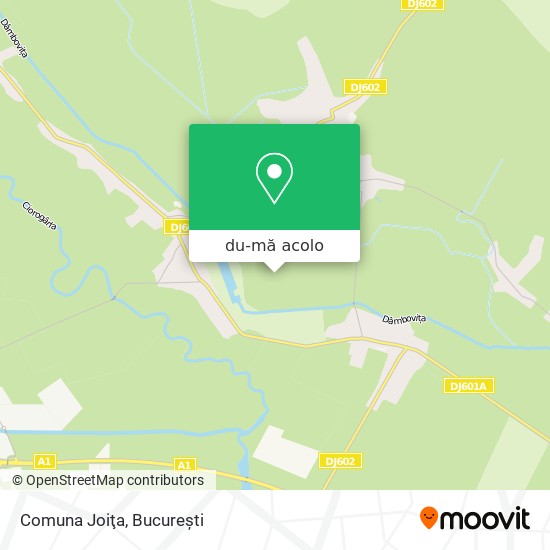 Hartă Comuna Joiţa