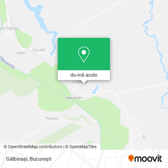 Hartă Gălbinaşi