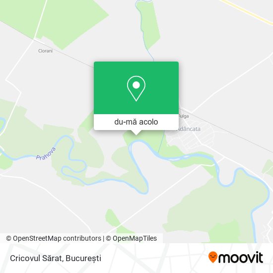 Hartă Cricovul Sărat