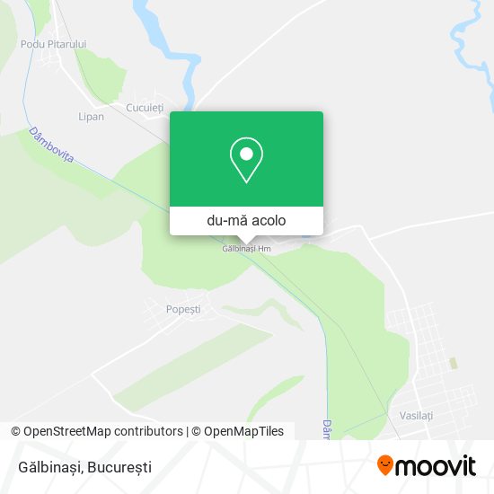 Hartă Gălbinaşi