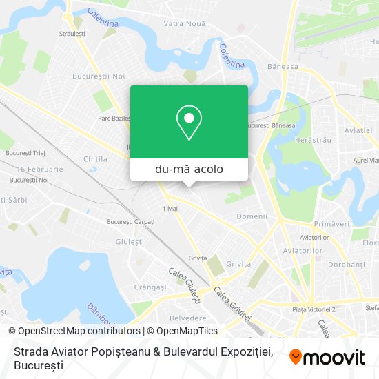 Hartă Strada Aviator Popișteanu & Bulevardul Expoziției