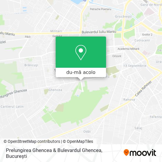 Hartă Prelungirea Ghencea & Bulevardul Ghencea