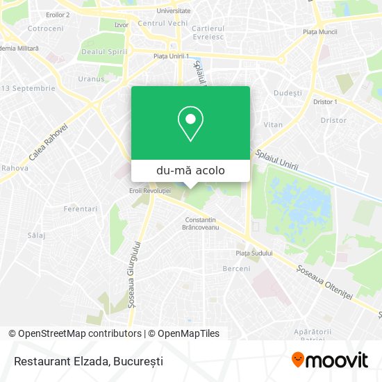 Hartă Restaurant Elzada