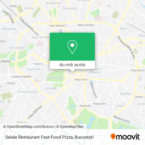 Hartă Selale Restaurant Fast-Food Pizza