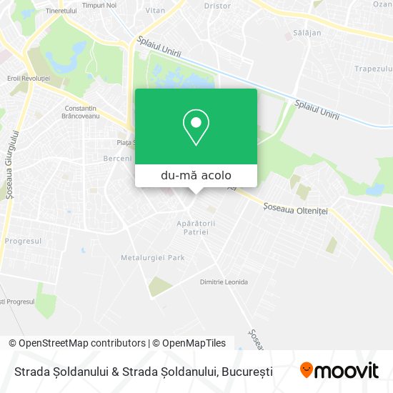 Hartă Strada Șoldanului & Strada Şoldanului