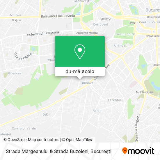 Hartă Strada Mărgeanului & Strada Buzoieni