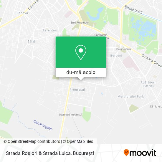 Hartă Strada Roșiori & Strada Luica