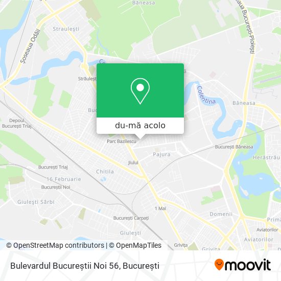 Hartă Bulevardul Bucureștii Noi 56