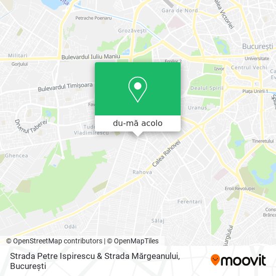 Hartă Strada Petre Ispirescu & Strada Mărgeanului