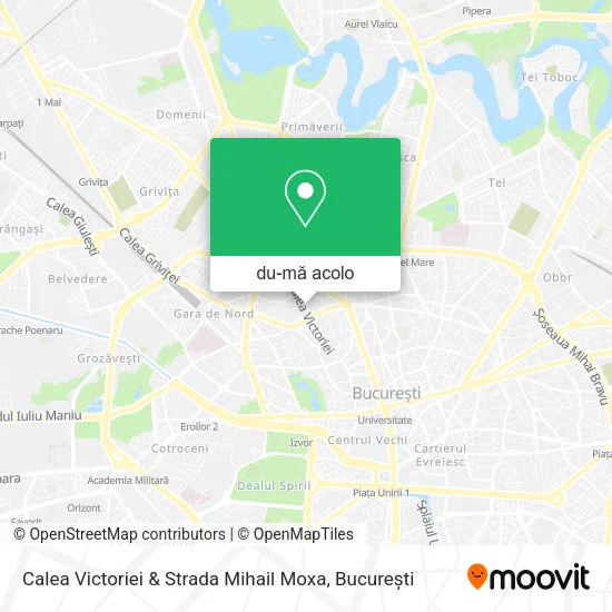 Hartă Calea Victoriei & Strada Mihail Moxa