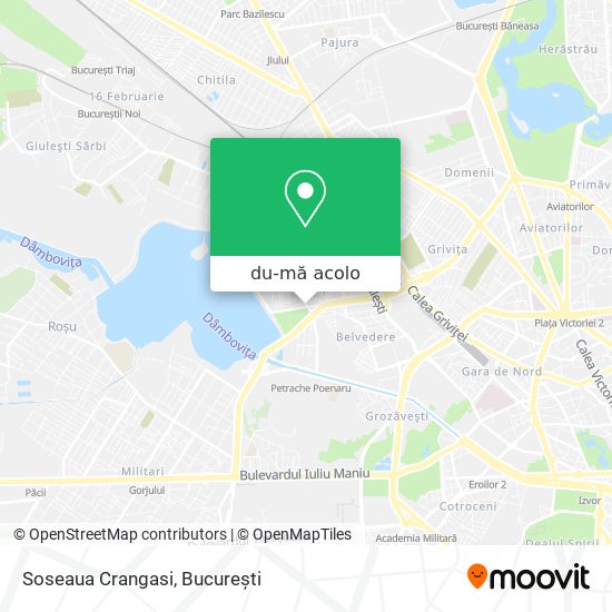 Hartă Soseaua Crangasi