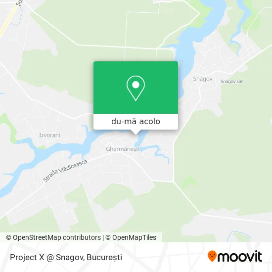 Hartă Project X @ Snagov