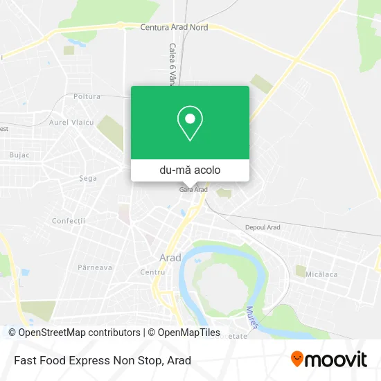 Hartă Fast Food Express Non Stop