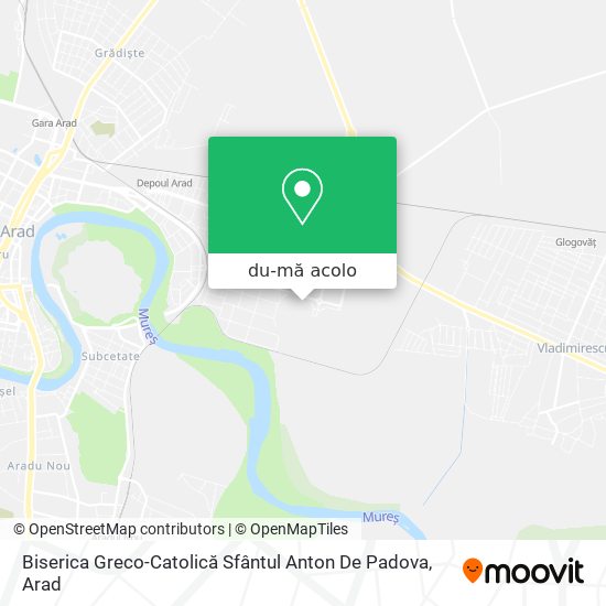 Hartă Biserica Greco-Catolică Sfântul Anton De Padova