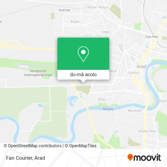 Hartă Fan Courier