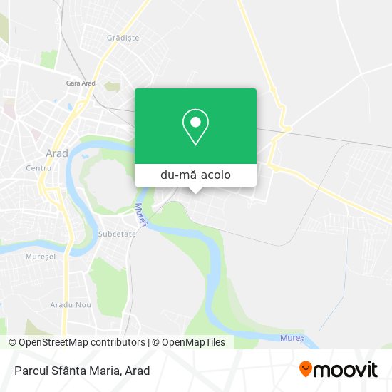 Hartă Parcul Sfânta Maria