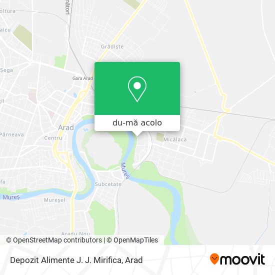 Hartă Depozit Alimente J. J. Mirifica