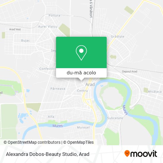 Hartă Alexandra Dobos-Beauty Studio