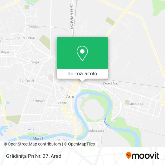 Hartă Grădinița Pn Nr. 27