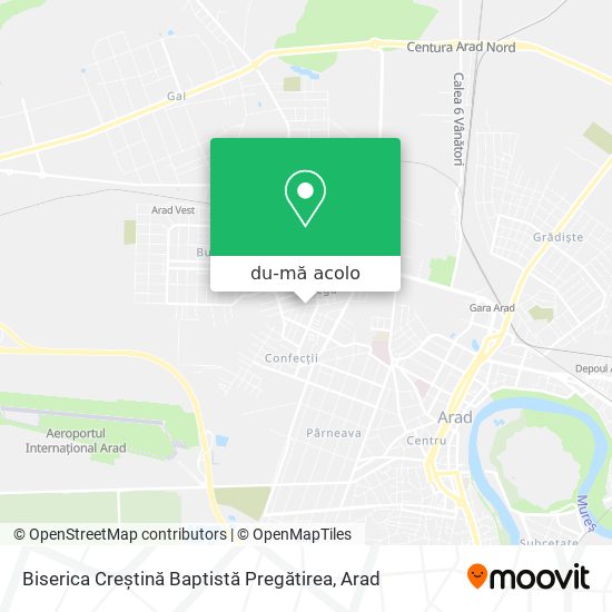 Hartă Biserica Creștină Baptistă Pregătirea