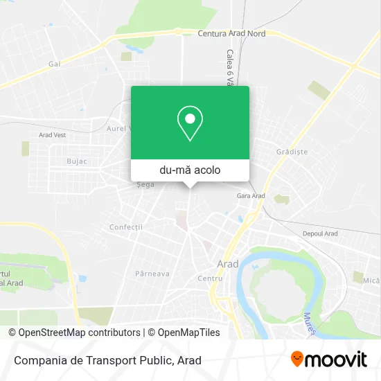 Hartă Compania de Transport Public