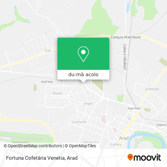 Hartă Fortuna Cofetăria Venetia