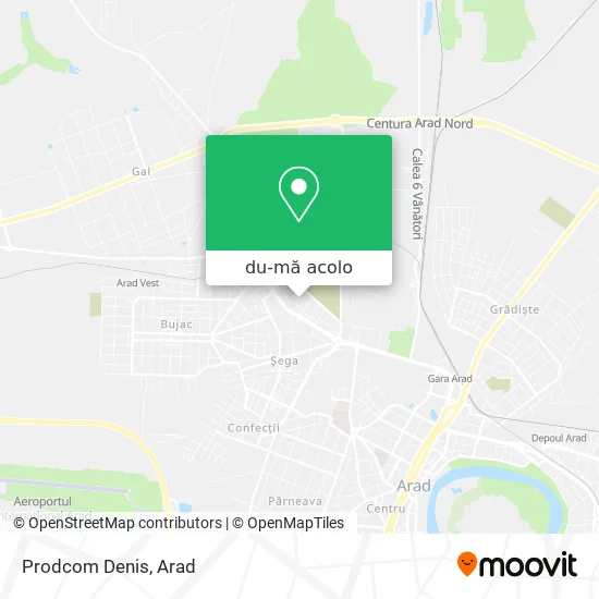 Hartă Prodcom Denis