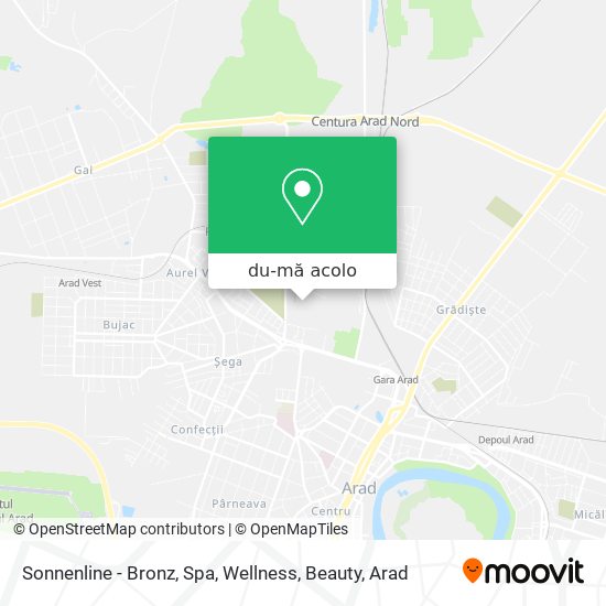 Hartă Sonnenline - Bronz, Spa, Wellness, Beauty