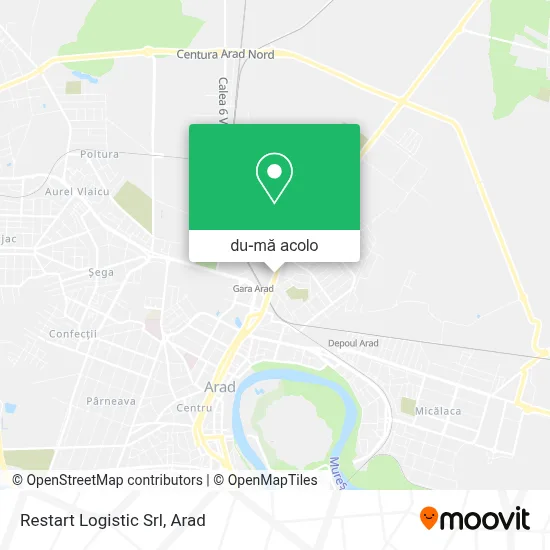 Hartă Restart Logistic Srl