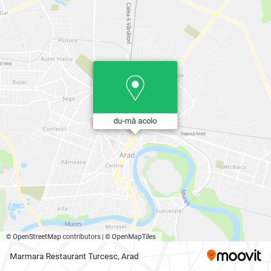Hartă Marmara Restaurant Turcesc