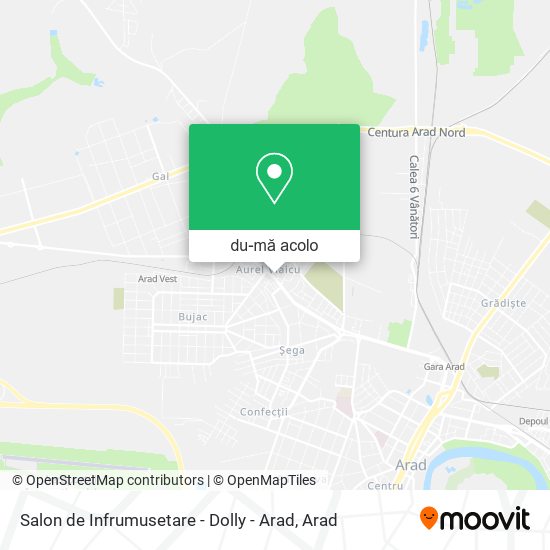 Hartă Salon de Infrumusetare - Dolly - Arad