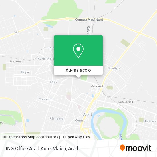 Hartă ING Office Arad Aurel Vlaicu