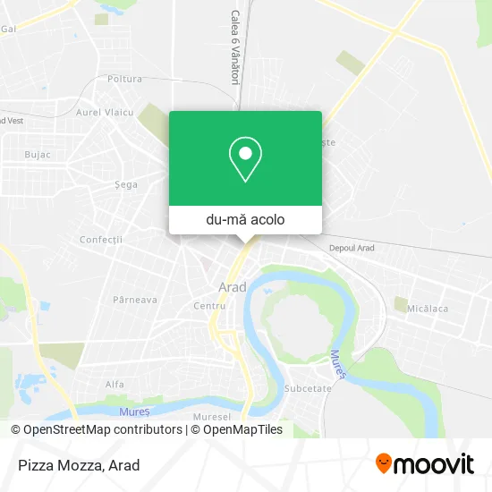 Hartă Pizza Mozza