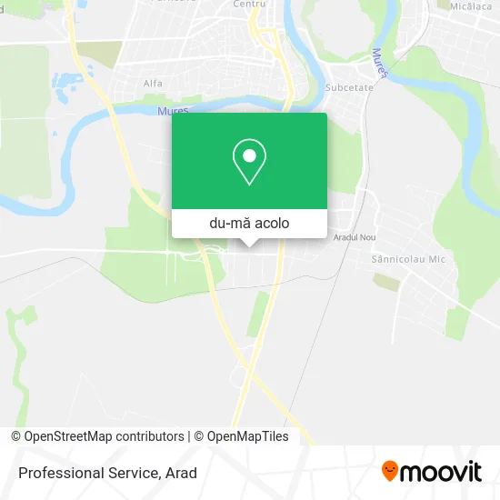 Hartă Professional Service