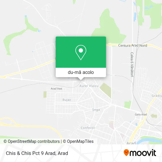 Hartă Chis & Chis Pct 9 Arad