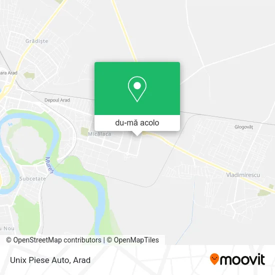 Hartă Unix Piese Auto