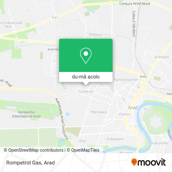 Hartă Rompetrol Gas