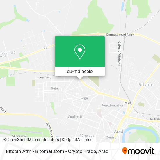 Hartă Bitcoin Atm - Bitomat.Com - Crypto Trade