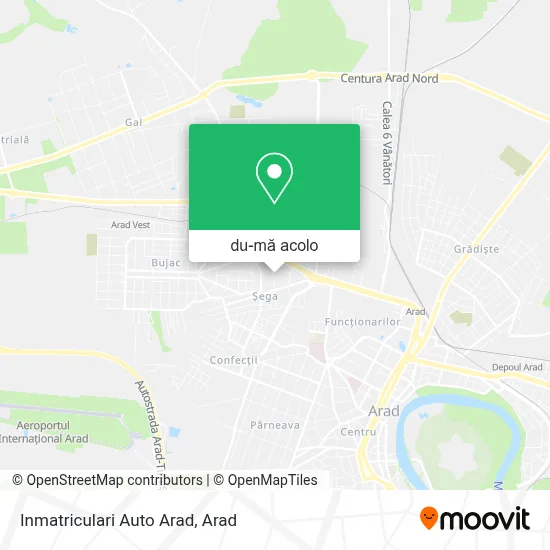 Hartă Inmatriculari Auto Arad