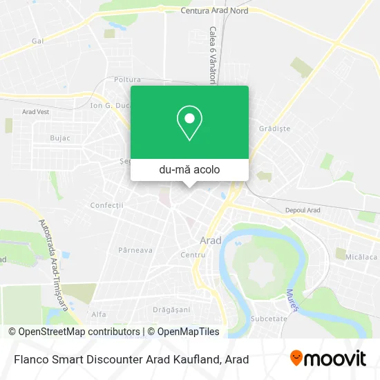 Hartă Flanco Smart Discounter Arad Kaufland