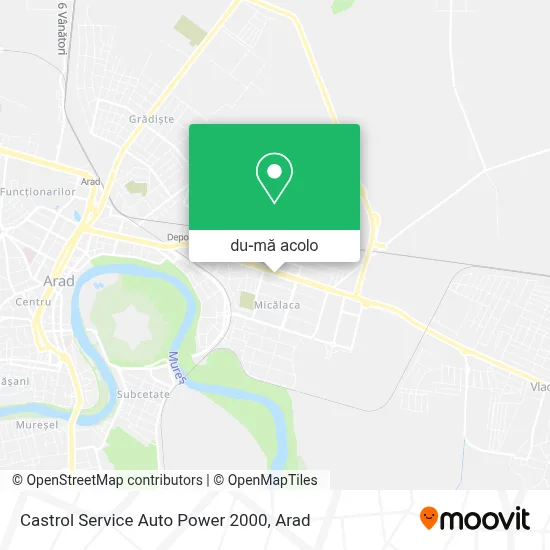 Hartă Castrol Service Auto Power 2000