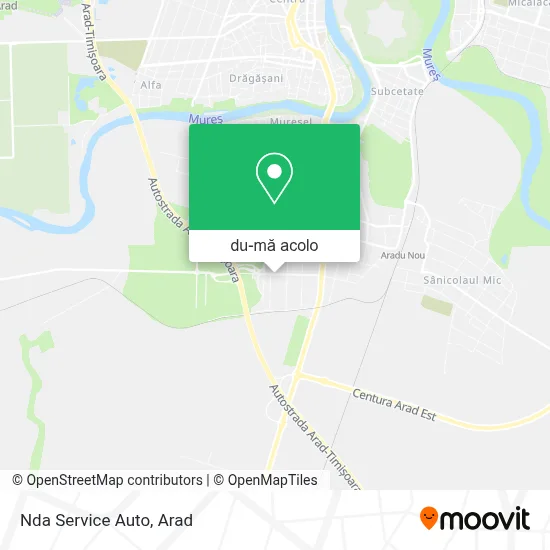 Hartă Nda Service Auto