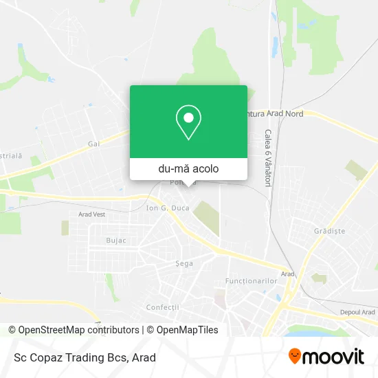 Hartă Sc Copaz Trading Bcs