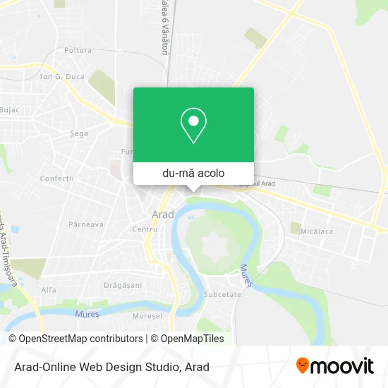 Hartă Arad-Online Web Design Studio